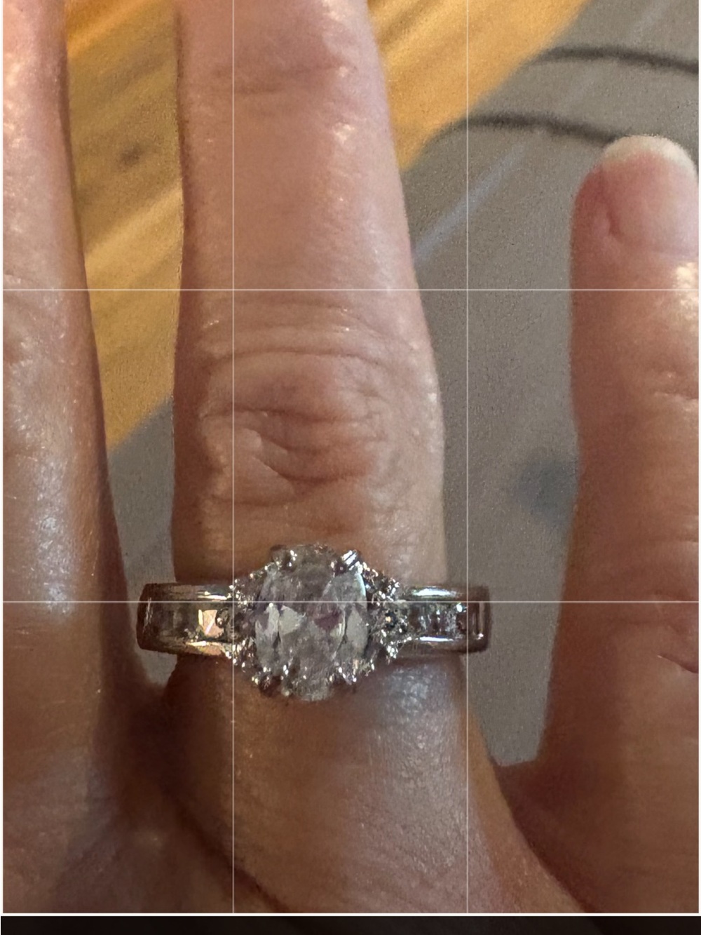 Classic Solitaire Round-Cut Halo channel set SS ring